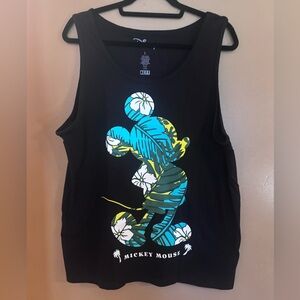 Mickey Mouse Neff Black Tank Top Large NWOT